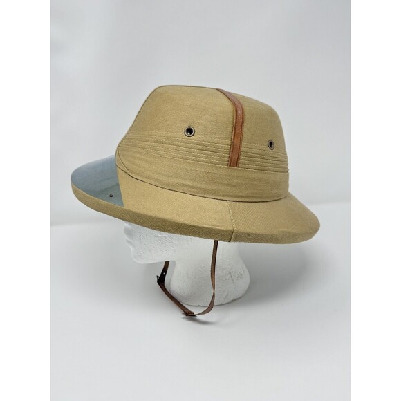 Safari Jungle Hat Helmet Made In India Size 6 7/8 Unisex Jumanji NWOT Costume - Picture 2 of 7